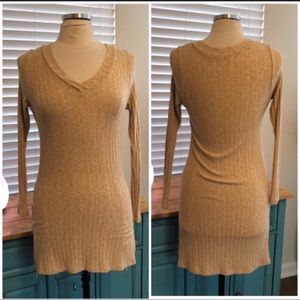 SOLD Anthropologie Deletta Ribbed Tunic Top